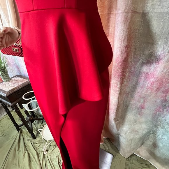 📌Black Halo Eve By Laurel Berman Lady in Red Evening - Formal - Prom Dress - Picture 4 of 16